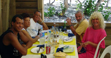 Jean-Charles, Irne, Nestor, Papy Benou et Mamy Benou