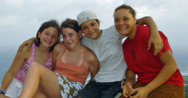 Olivia, Ninon, Manuella et Amandine