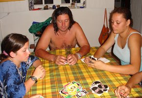 Olivia, Tonton Pascal et Amandine