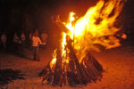 Feu de camp sur la Plage  Fanfan
