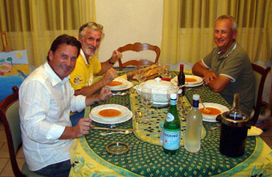Bruno, Papy Benou et Michel